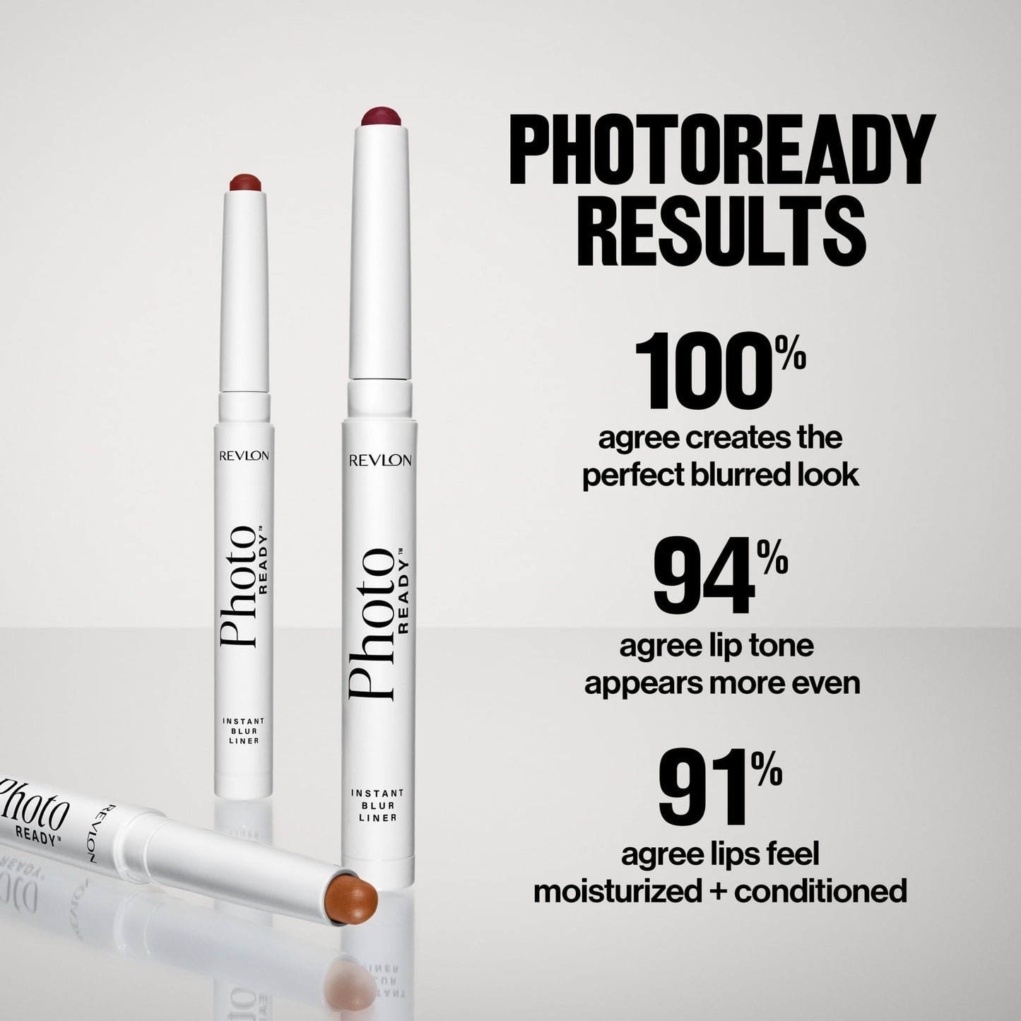 Revlon PhotoReady Instant Blur Liner, Soft Matte, Glide-On Lip Makeup, 005 Misty, 0.05 oz