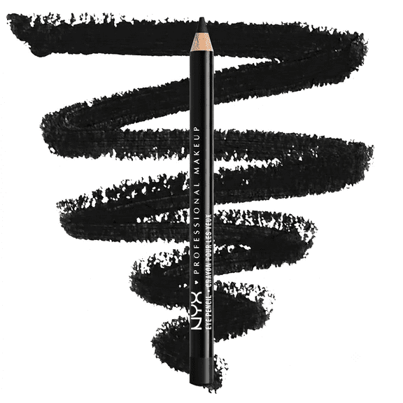 NYX Professional Makeup Slim Eye Pencil, Creamy longwear eyeliner, Black