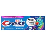 (3 pack) Crest Toothpaste, Advanced Kid's Fluoride Toothpaste, Strawberry Flavor, 4.2 oz, Ages 3+
