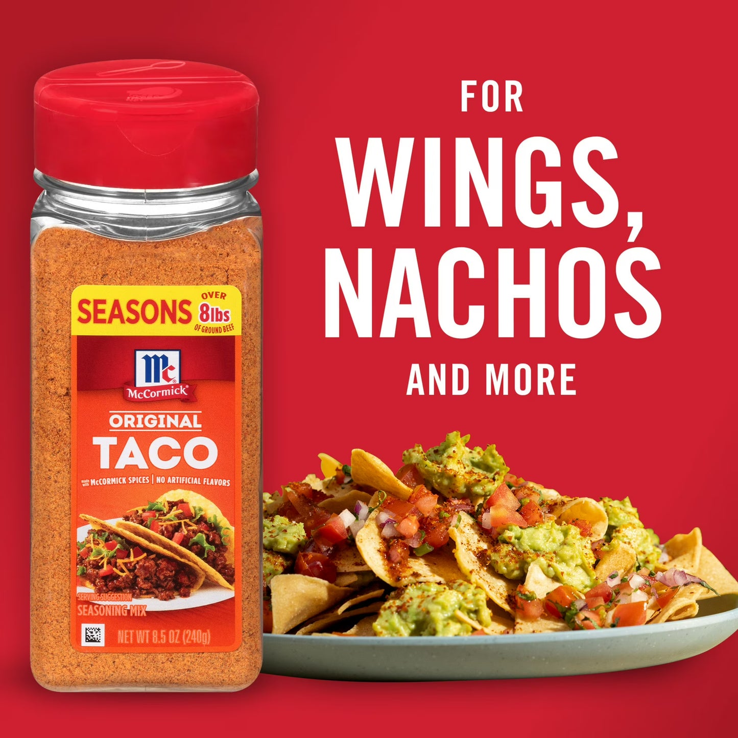 McCormick Original Taco Seasoning Mix, 8.5 oz Bottle
