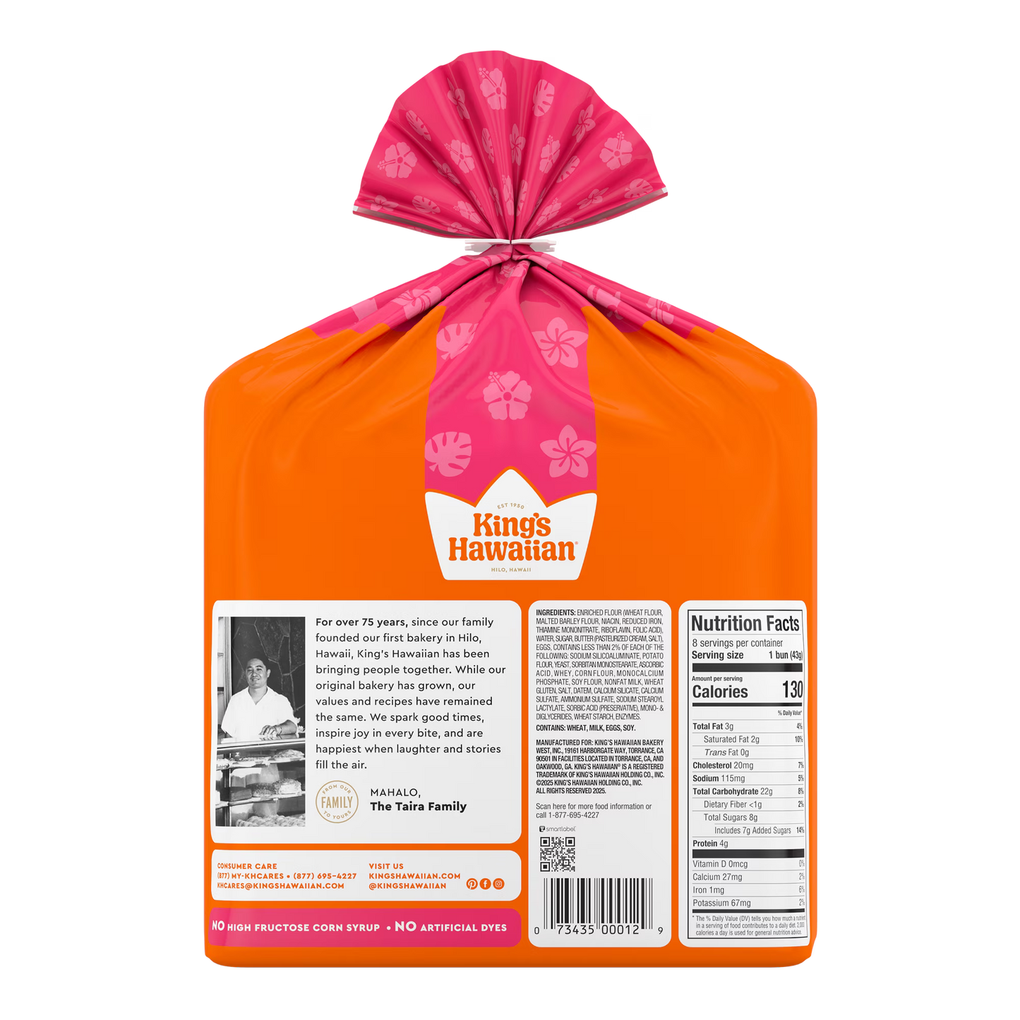King's Hawaiian Sweet Hot Dog Buns