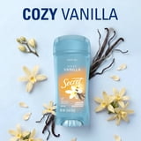 Secret Fresh Antiperspirant Deodorant for Women, Clear Gel, Cozy Vanilla Scent, 2.6 oz
