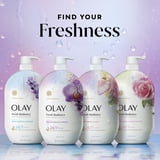 Olay Fresh Radiance Body Wash, Orchid & Black Currant, with Vitamin B3, 35 fl oz