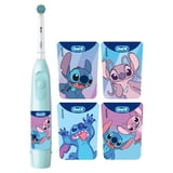 Oral-B Kids Toothbrush, STITCH Electric Battery Powered Toothbrush for Ages 3+, Extra Soft Bristles