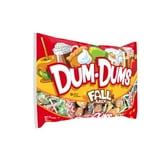 Dum Dums Fall Mix Halloween Assorted Candy, Lollipops & Suckers, Hard Party Candy, 10.2oz Bag