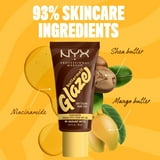 NYX Professional Makeup Buttermelt Glaze Tinted Moisturizer, SPF 30, Hazelnut Butta, All Skin Types, 1.01 fl oz