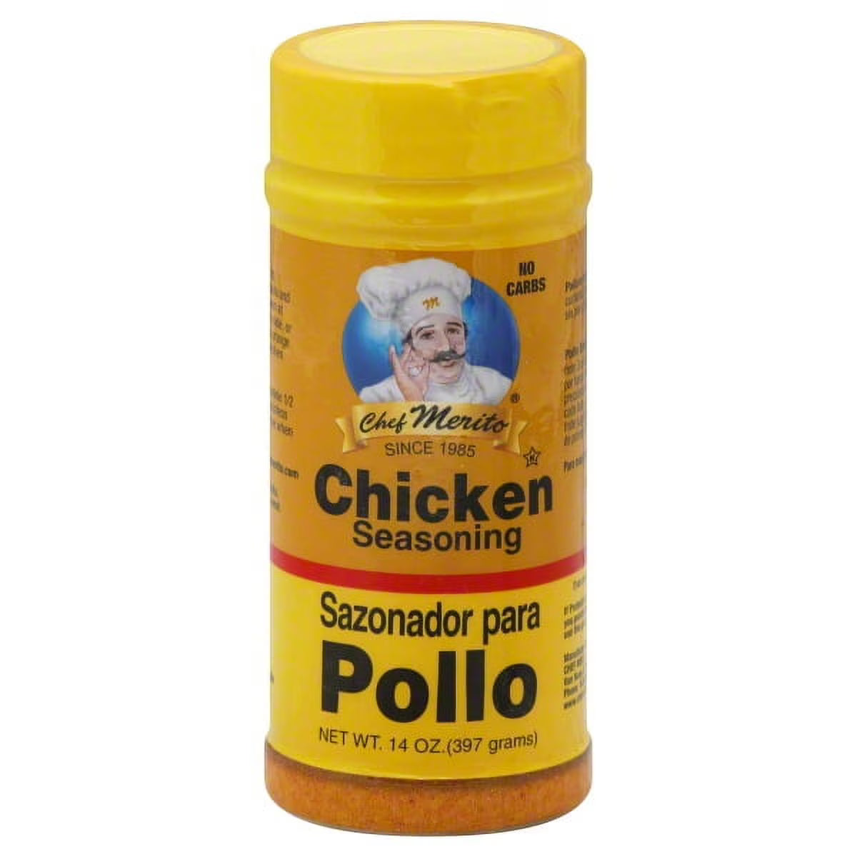 (6 pack) Chef Merito Chicken Seasoning, 14 oz