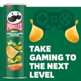 Pringles Cheesy Jalapeno Popper Potato Crisps Chips, Lunch Snacks, 5.5 oz Canister