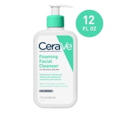 (2 pack) CeraVe Foaming Facial Cleanser for Normal to Oily Skin, 12 fl oz