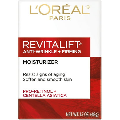 L'Oreal Paris Revitalift Anti-Wrinkle plus Firming Day Face Moisturizer, 1.7 oz