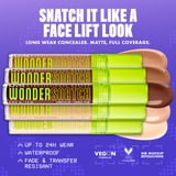 NYX Professional Makeup Wonder Snatch Matte Concealer, Full Coverage Under Eye Concealer, Alabaster, 0.10 fl oz
