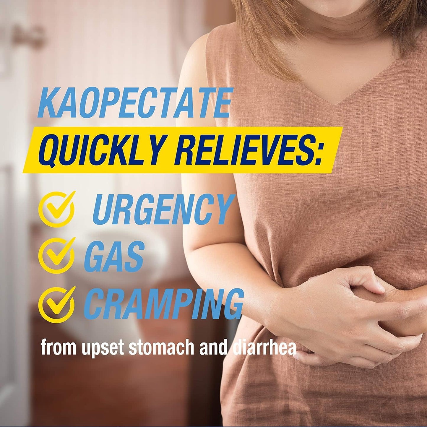 Kaopectate Multi-Symptom Anti-Diarrheal & Upset Stomach Reliever, 42 Caplet