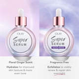 Olay Face Serum, Super Night Serum 5-in-1, Wrinkle Correcting, Fragrance-Free, 1.0fl oz