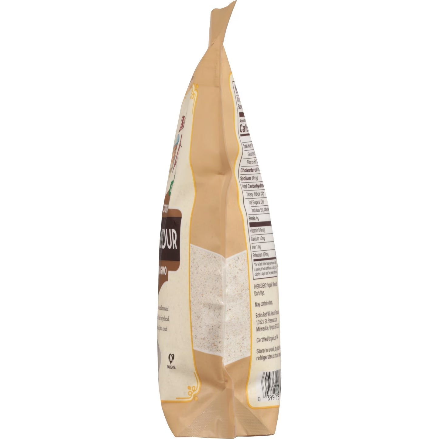 Bob's Red Mill Organic Dark Rye Flour, 20 oz Bag