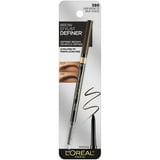 (2 pack) L'Oreal Paris Brow Stylist Definer Waterproof Eyebrow Mechanical Pencil, Dark Brunette
