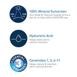 (2 pack) CeraVe Hydrating Mineral Sunscreen SPF 50 for Sensitive Skin, Kids & Adults Body Lotion 5 fl oz