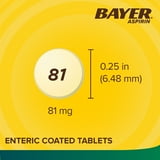 Bayer Low Dose Aspirin Pain Reliever Tablets, 81 mg., 400 ct.