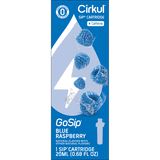 Cirkul GoSip Blue Raspberry Flavor Cartridge, Drink Mix, 1-Pack