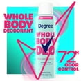 Degree Women Whole Body Deodorant Spray for Women Rose & Waterlily Scent Aluminum Free, 4 oz