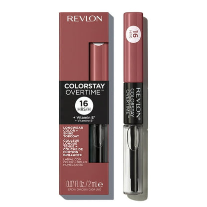 Revlon ColorStay Overtime Longwearing Gloss Lipstick with Vitamin E, 360 Endless Spice