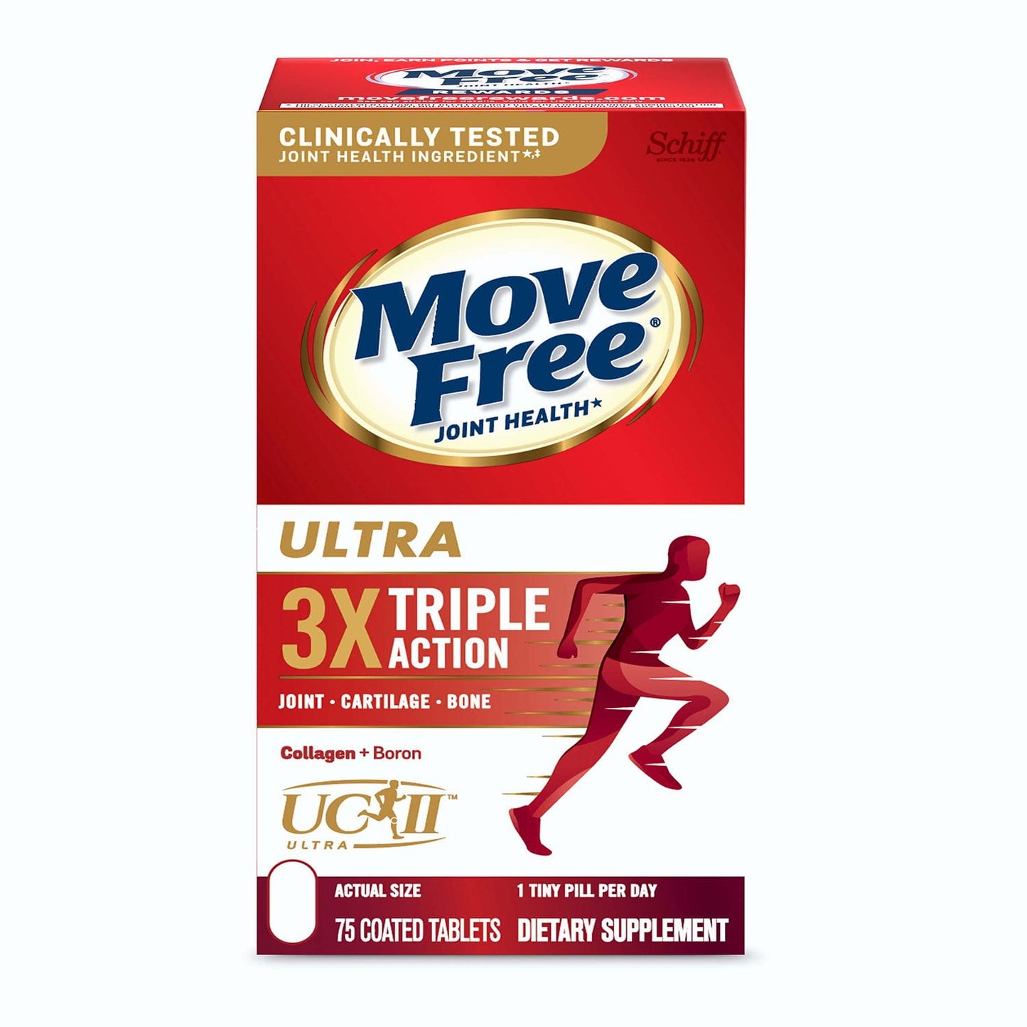 Move Free Ultra Triple Action Joint Health Support Tablets 75 ct.