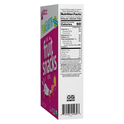 YumEarth Organic Tropical Fruit Snacks, Gluten Free, Shelf-Stable, 10 Ct Box