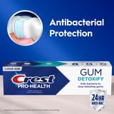Crest Toothpaste, Pro-Health Gum Detoxify Deep Clean Fluoride Toothpaste, Mint, 4.8 oz