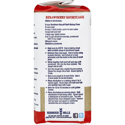 Southern Biscuit Self-Rising Flour, 32 oz, Pre-Sifted Enriched Soft Winter Wheat Flour with Leavening