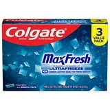 Colgate MaxFresh Cool Mint Toothpaste, 3 Pack, 6.3 oz