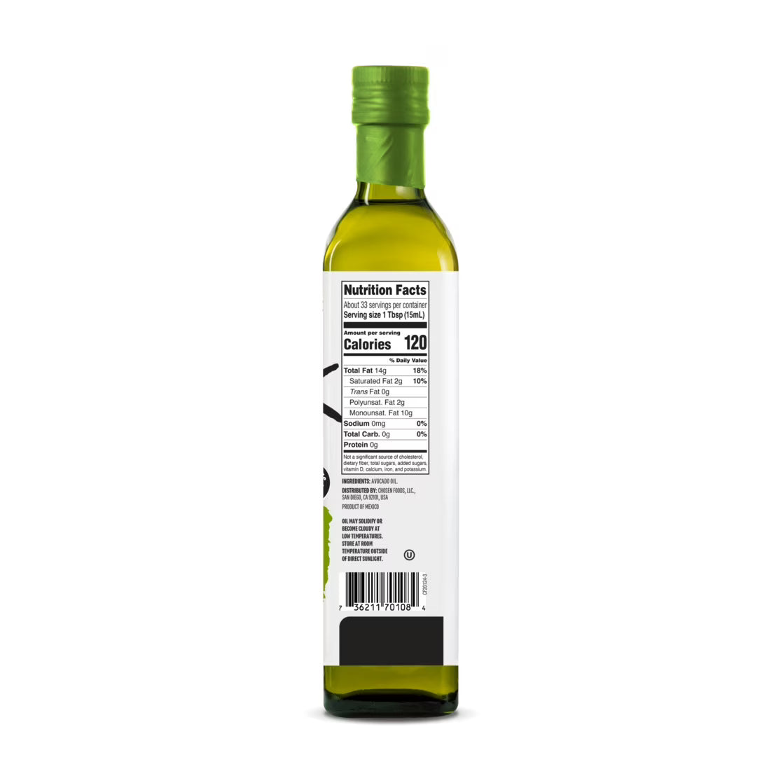 Chosen Foods 100% Pure Avocado Oil 16.9 fl Oz