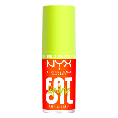 NYX Professional Makeup Fat Oil Lip Drip Hydrating Lip Gloss And Lip Oil, Juicy Boo, 0.16 Fl Oz