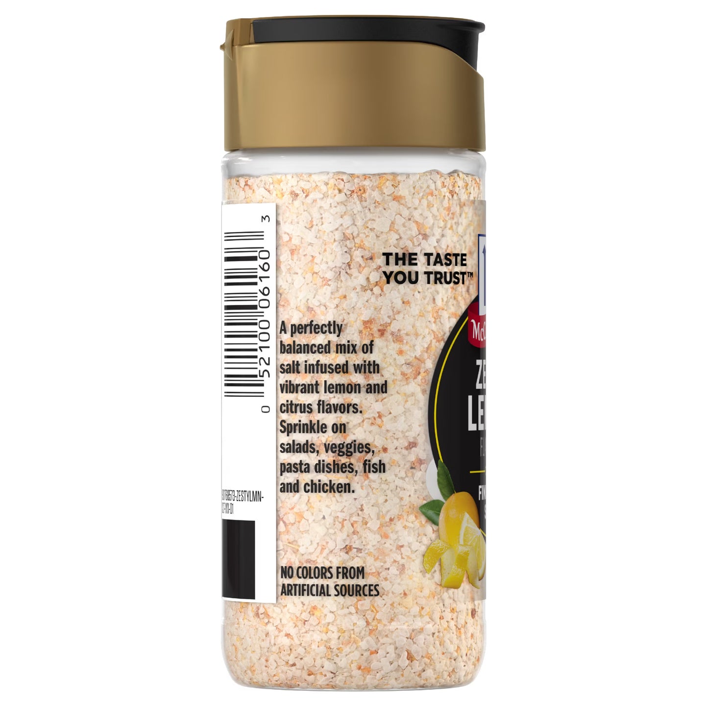 McCormick Zesty Lemon Finishing Salt, 4.97 oz Bottle