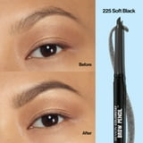 Revlon ColorStay Waterproof Eyebrow Pencil, Mechanical & Long Lasting, 225 Soft Black, 0.021 oz