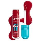 NYX Professional Makeup Lip IV Hydrating Lip Oil & Stain with Coconut Water, Cherry Drenched, 0.16 fl oz