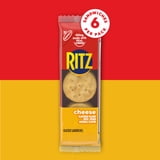 (3 pack) RITZ Cheese Sandwich Crackers, Lunch Snacks, 8 Snack Packs (6 Cracker Sandwiches Per Pack)