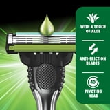 Gillette Mach3 Sensitive, Men's Disposable Shaving Razors with Pivoting Head, 7 Count