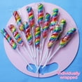 Rainbow Twist Lollipops, Unicorn Birthday Party Candy, 24 Count, 14.2 Ounce Box