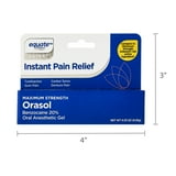 Equate Maximum Strength Orasol Oral Anesthetic Gel with 20% Benzocaine, 0.33 oz