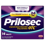 Prilosec OTC Heartburn Relief, Omeprazole, Acid Reducer Tablets, 14 Ct