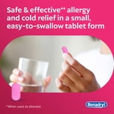 Benadryl Allergy Medicine for Adults, Ultratablets, 25 mg Diphenhydramine HCl, 100 Count Size