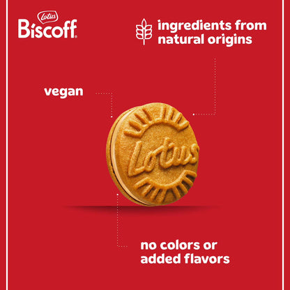 Biscoff Sandwich Cookies, Cookie Butter Creme, 2 Fresh Packs (11 cookies per pack)