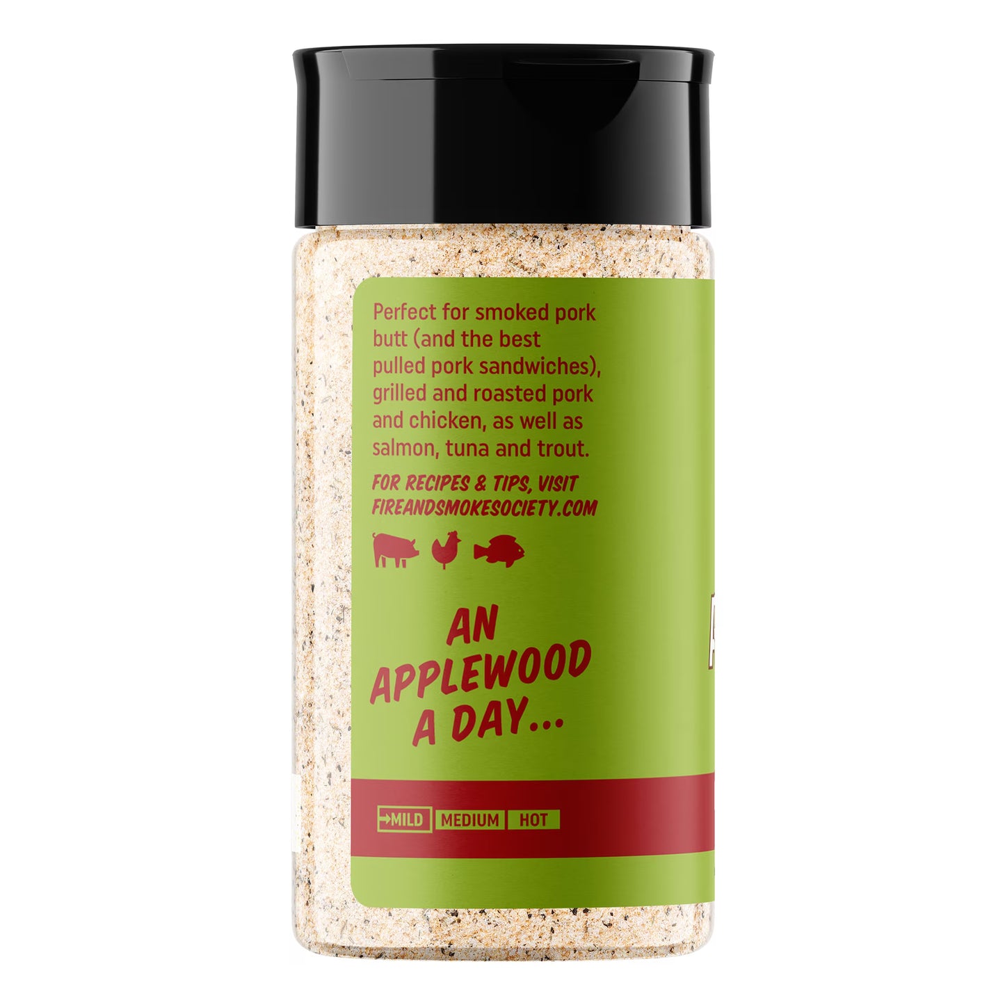 Fire & Smoke Society Smoky Applewood BBQ Seasoning, 6.9 oz Mixed Spices & Seasonings