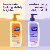 (2 pack) Clean & Clear Day and Night Acne Face Wash, Oil-Free, 8 fl oz (2 Pack)