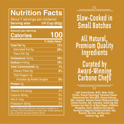 (2 pack) Carbone Fine Foods Alfredo Sauce, 15 oz
