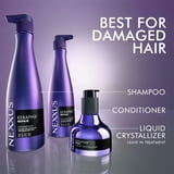 Nexxus Keraphix Liquid Crystallizer Reconstructive Leave-In Serum for Damaged Hair with KRT Keratin Resistance Therapy, 3.3 fl oz