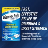 (3 pack) Kaopectate Multi-Symptom Anti-Diarrheal & Upset Stomach Reliever, 42 Caplet