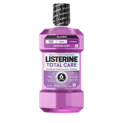 Listerine Total Care 500ml Mouthwash & Total Care Kids Berry 500ml Mouthwash