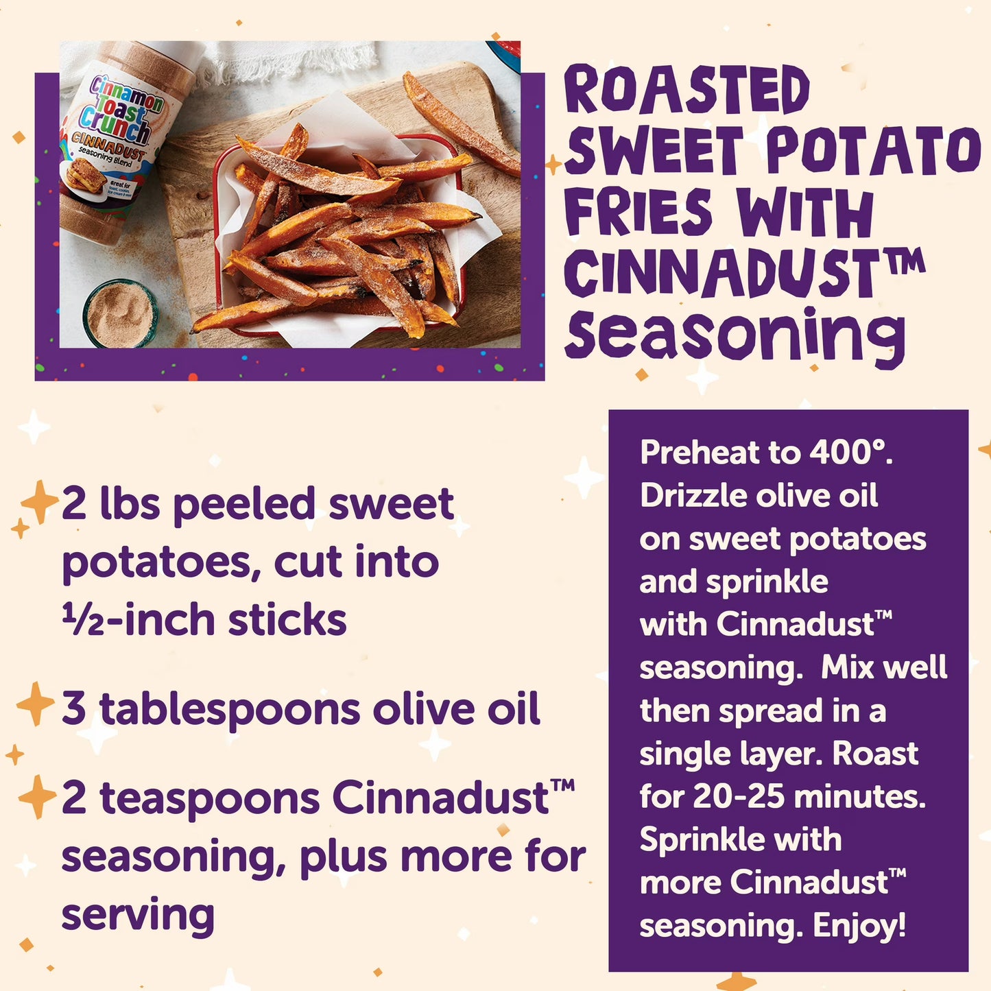 Cinnamon Toast Crunch Cinnadust Blend 5.5 ounce bottle