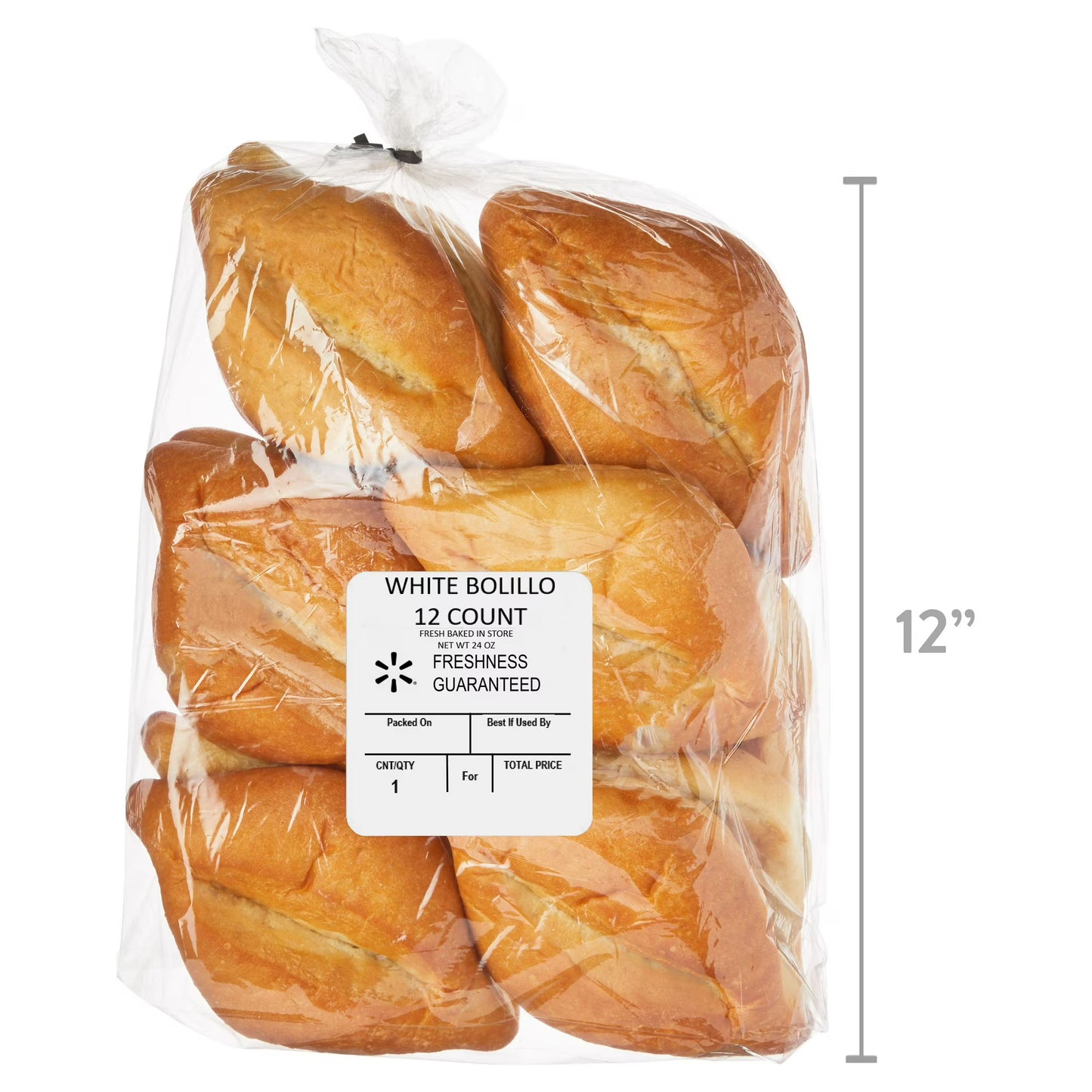 Freshness Guaranteed White Bolillos, 24 oz, 12 Count