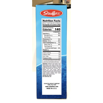 Stauffer's Whales Baked Cheddar Cheese Crackers , 16 Oz